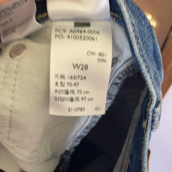 Relisted Levi’s low pro distressed midrise straight leg jean cotton size 29 - Picture 13 of 17